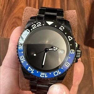 Black and Blue Men's Watch